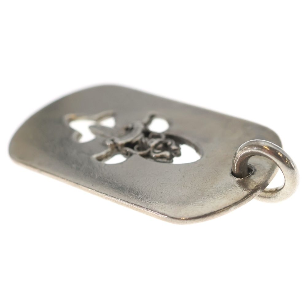 Chrome Hearts D Tag Lrg Large Dog Tag Fudaga Necklace Top Silver — view 6