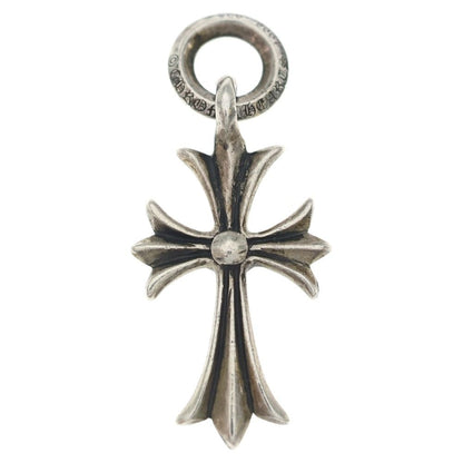 Chrome Hearts Tiny CH Cross Charm Necklace Top Silver