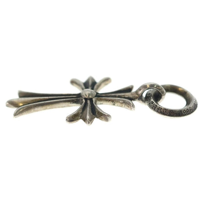 Chrome Hearts Tiny CH Cross Charm Necklace Top Silver — view 3
