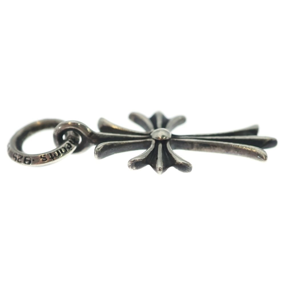 Chrome Hearts Tiny CH Cross Charm Necklace Top Silver Ol — view 4