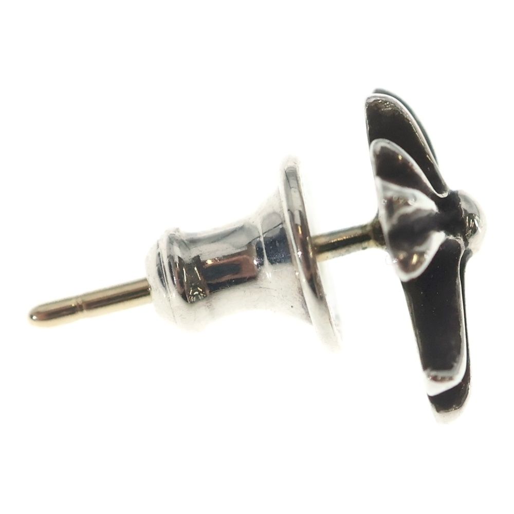 Chrome Hearts No2 CH Crs CH Cross Studs Earrings Silver — view 4
