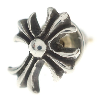 Chrome Hearts No2 CH Crs CH Cross Studs Earrings Silver