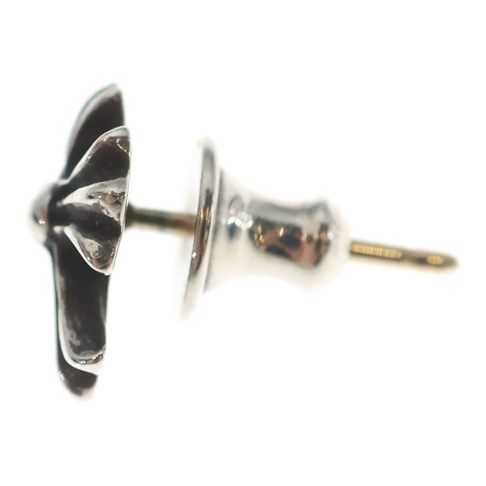 Chrome Hearts No2 CH Crs CH Cross Studs Earrings Silver — view 3