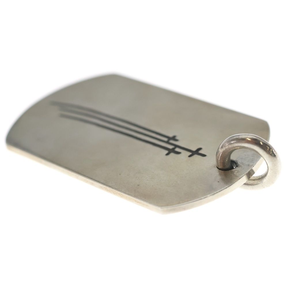 Chrome Hearts Rs3 LG DT Large Dog Tag Necklace Top Silver — view 5