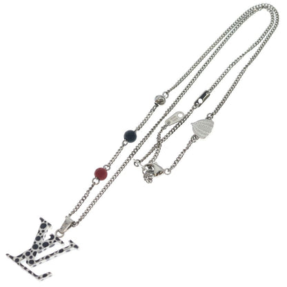 Louis Vuitton Collier LV Iconic Infinity Dot Necklace Pendant Chain Silver — view 2