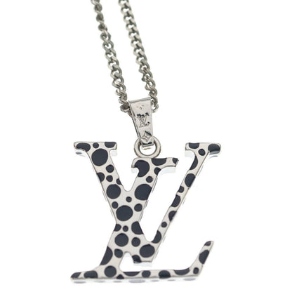 Louis Vuitton Collier LV Iconic Infinity Dot Necklace Pendant Chain Silver — view 3