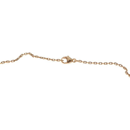 Hermes Pop Necklace Pendant Chain Pink Gold Beige — view 4