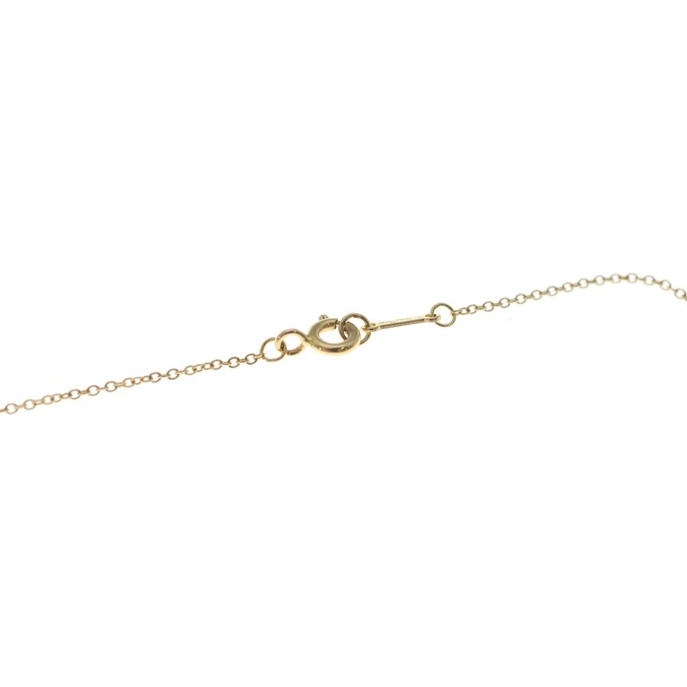 Tiffany & Co Double Loving Heart Diamond Necklace Pendant Chain Gold — view 4