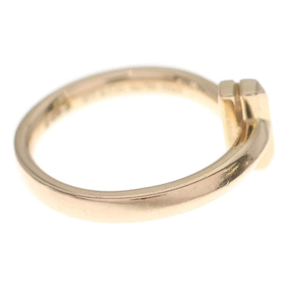 Tiffany & Co T One Narrow Earrings 18k PG Pink Gold Ring — view 3