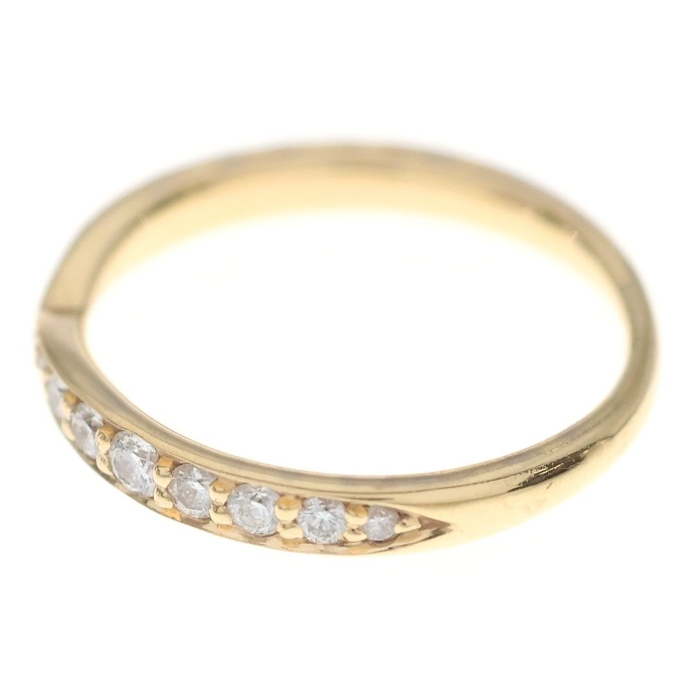 Tiffany & Co Harmony Half Eternity Diamond Ring 18k YG Yellow Gold — view 4