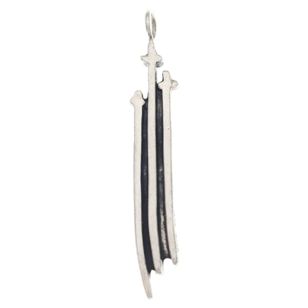 Chrome Hearts Rs3 Cross Charm Rs3 Pendant Top Silver — view 2