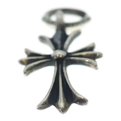 Chrome Hearts Tiny CH Cross Charm Necklace Top Silver Ol — view 5