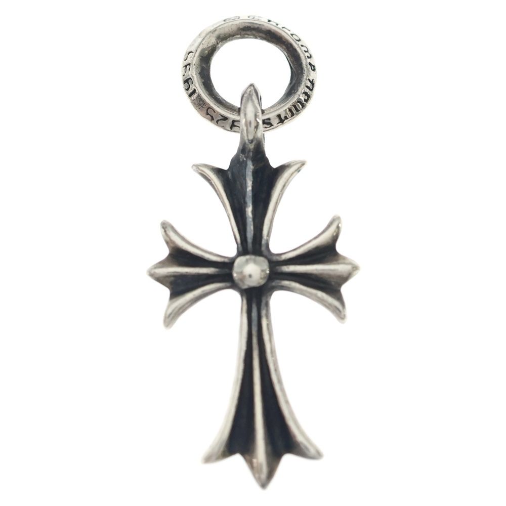 Chrome Hearts Tiny CH Cross Charm Necklace Top Silver Ol