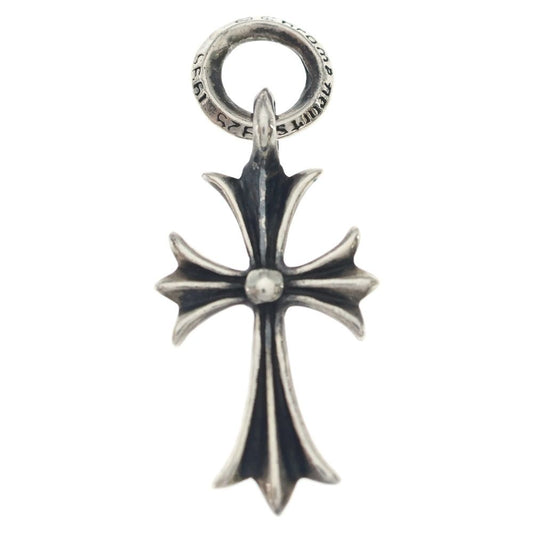 Chrome Hearts Tiny CH Cross Charm Necklace Top Silver Ol