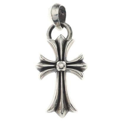 Chrome Hearts CH Crs Sml Bale Small CH Cross Pendant Top Silver