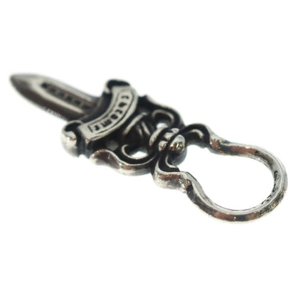 Chrome Hearts 5 Dagger Zip Silver Necklace Top — view 6