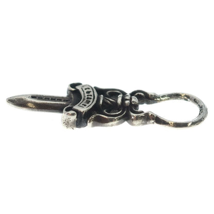 Chrome Hearts 5 Dagger Zip Silver Necklace Top — view 3