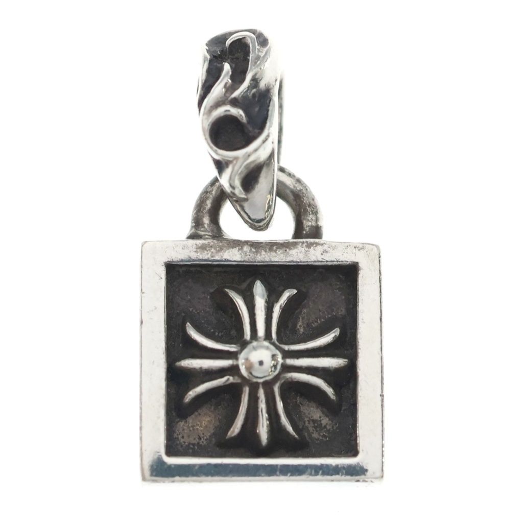 Chrome Hearts Framed CH Plus Charm Pendant Top Silver