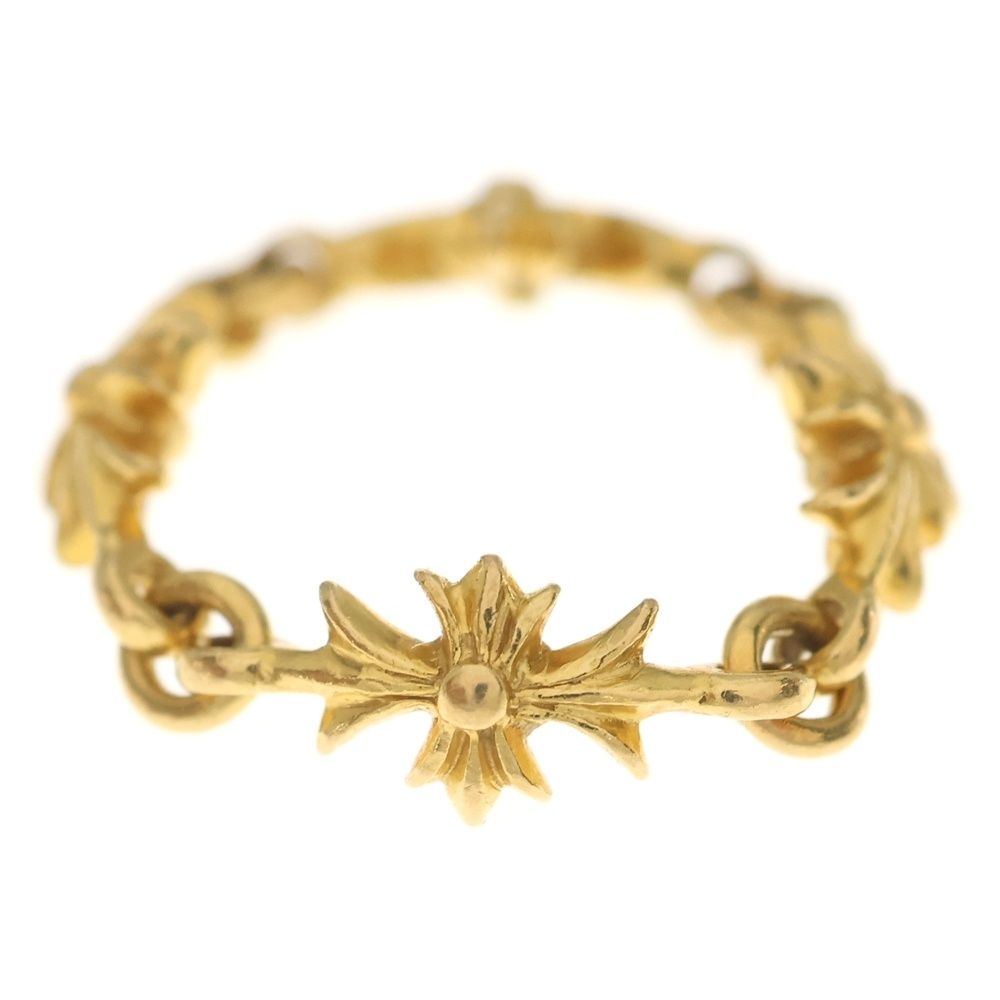 Chrome Hearts 22k Ring Tny CH Pls Tiny Ech Plus Gold — view 2