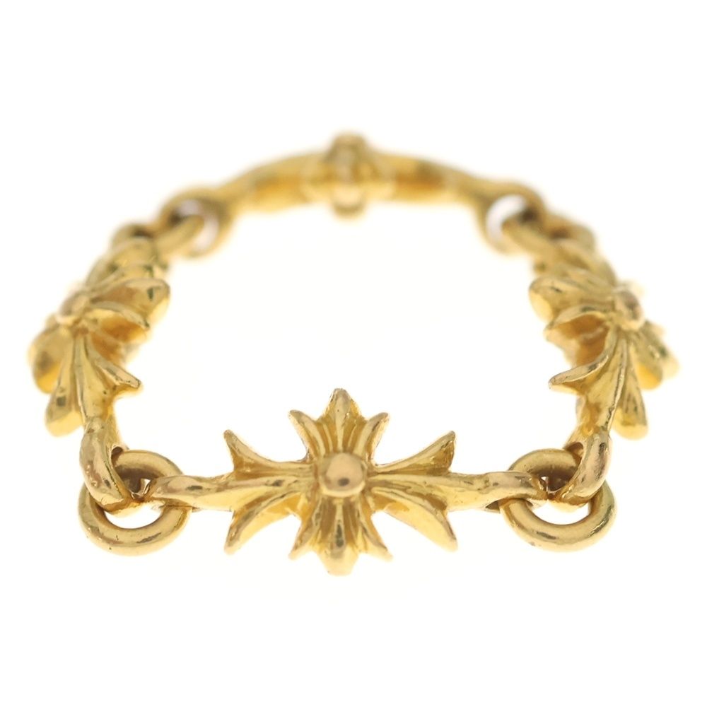 Chrome Hearts 22k Ring Tny CH Pls Tiny Ech Plus Gold