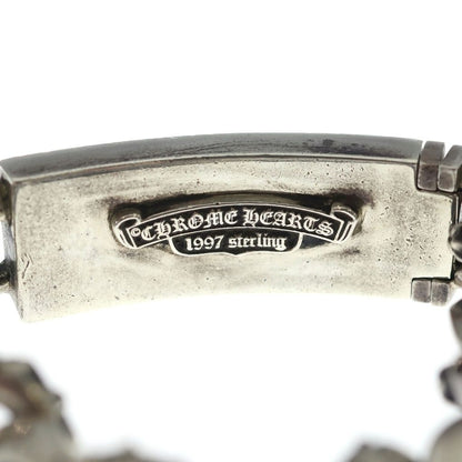 Chrome Hearts ID Floral Crs ID Fancy Link Bracelet Silver — view 5