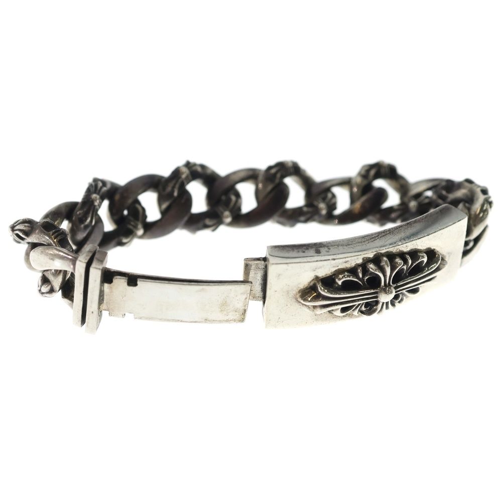 Chrome Hearts ID Floral Crs ID Fancy Link Bracelet Silver — view 6