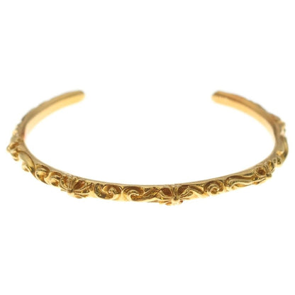Chrome Hearts 22k Bangle Sbt 22k Sbt Band Gold Bracelet
