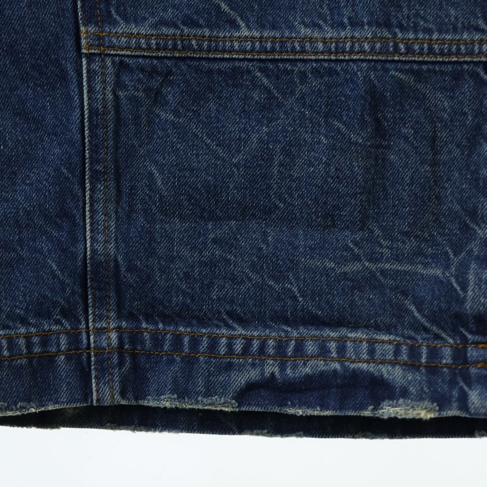 Louis Vuitton Wash Denim Workwear Double Knee Painter Pants Jeans Indigo — view 5