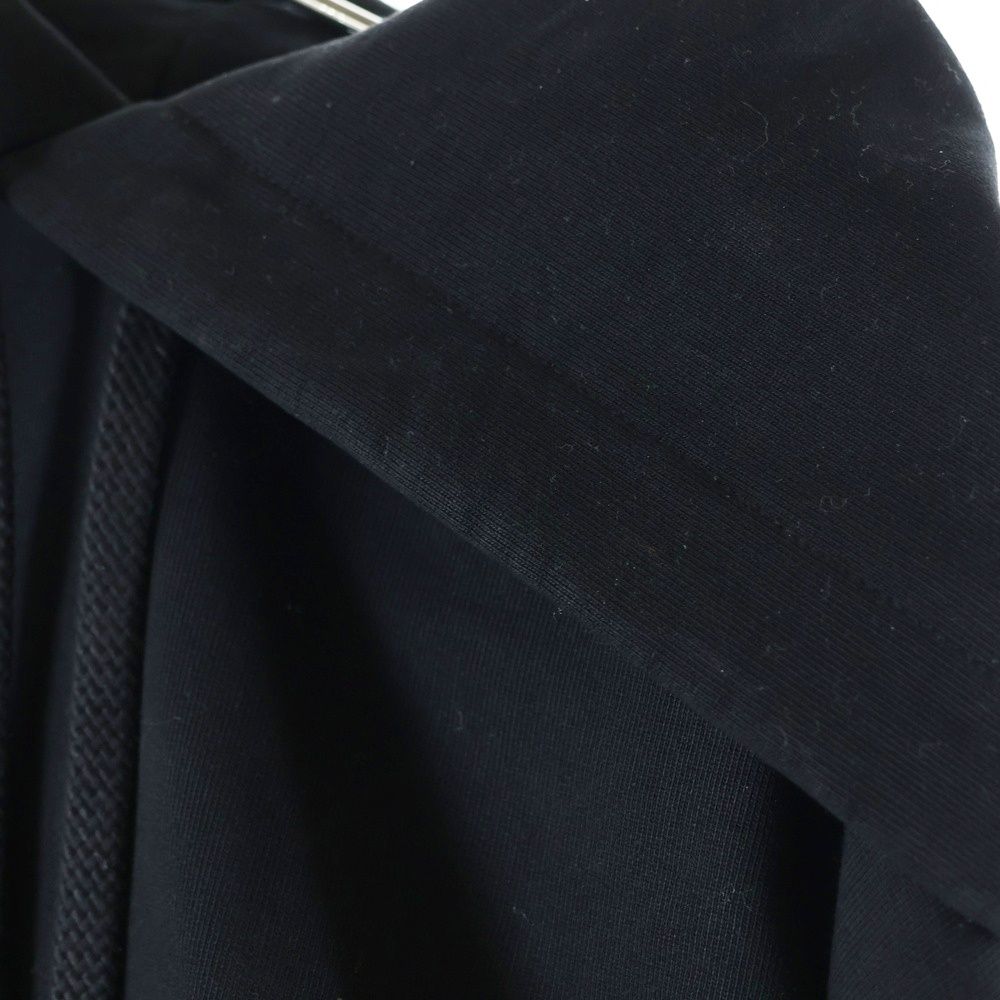 Balenciaga Logo Print Pullover Sweatshirt Hoodie Black — view 6