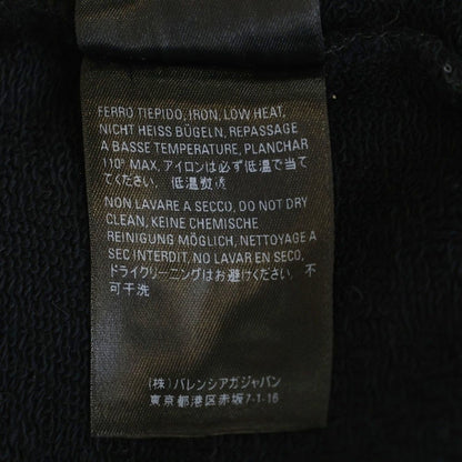 Balenciaga Logo Print Pullover Sweatshirt Hoodie Black — view 8