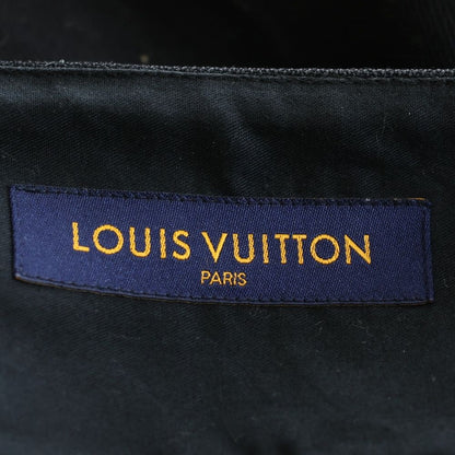 Louis Vuitton Pocket Zip Fly Cotton Wide Cargo Pants Black Jmb — view 7