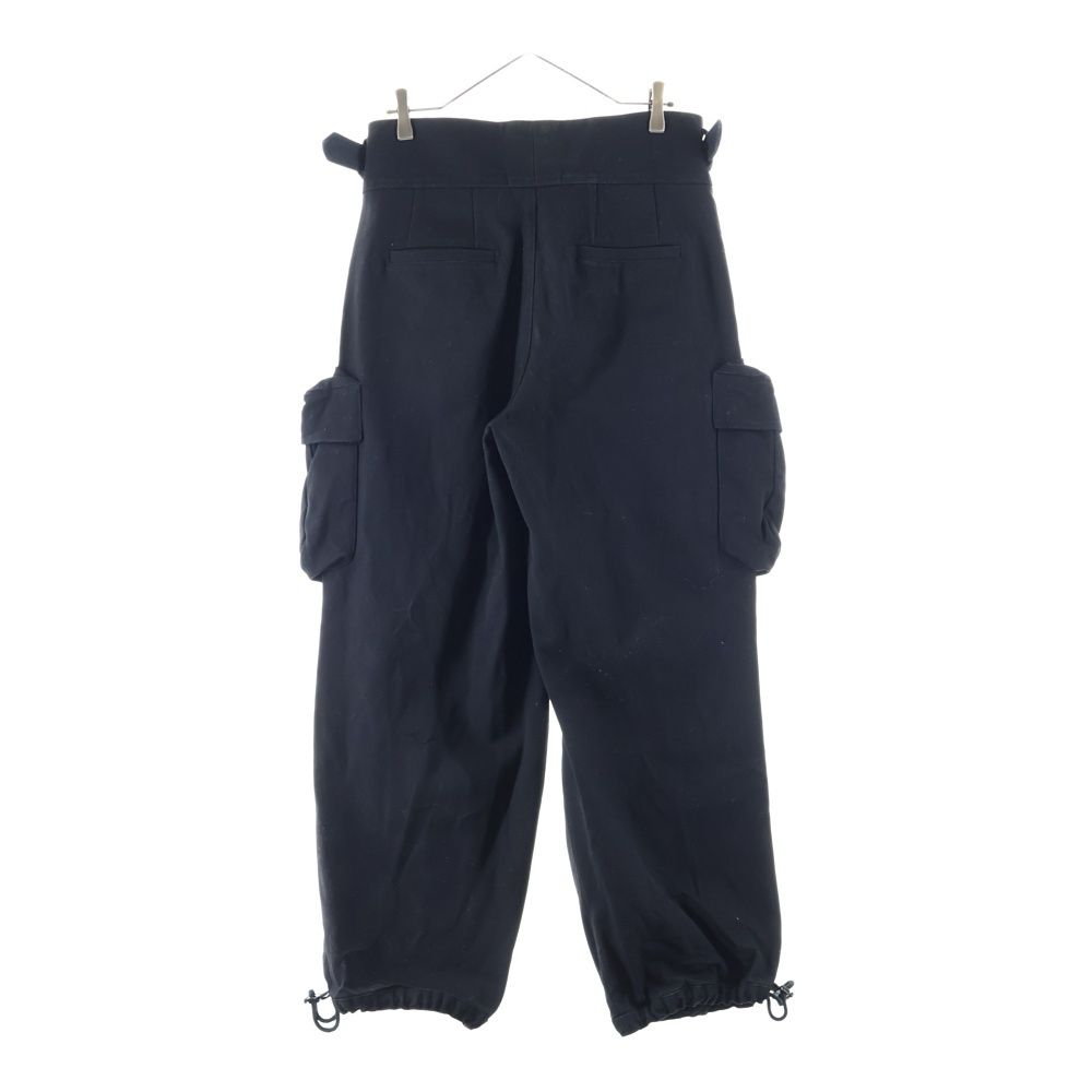 Louis Vuitton Pocket Zip Fly Cotton Wide Cargo Pants Black Jmb — view 2