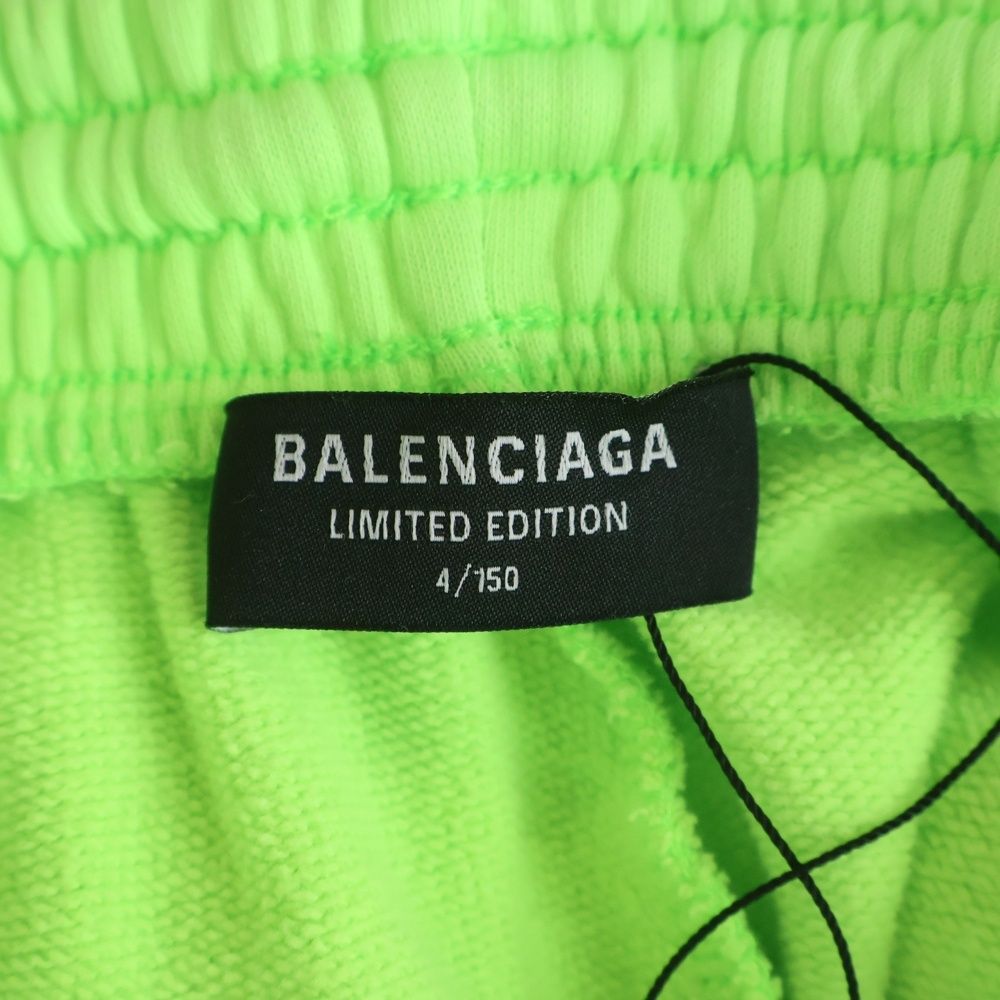 Balenciaga Arabia Logo Lime Green Sweatshirt Pants — view 6