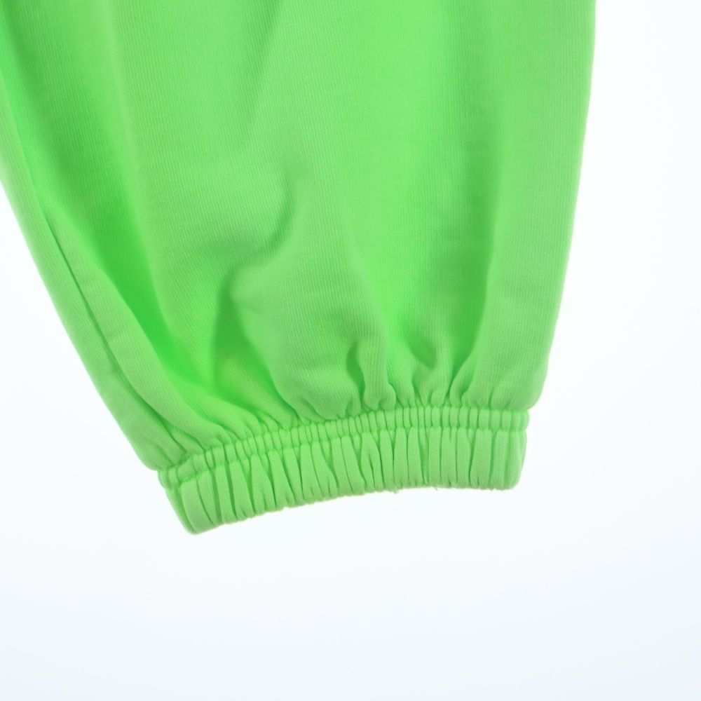 Balenciaga Arabia Logo Lime Green Sweatshirt Pants — view 5