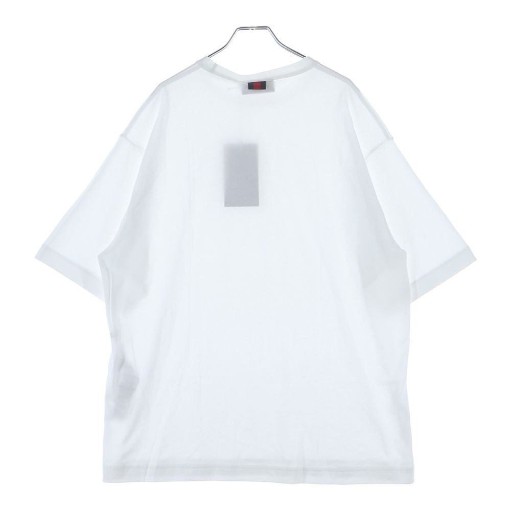 Gucci Embroidery Logo Short Sleeve T-Shirt White — view 2