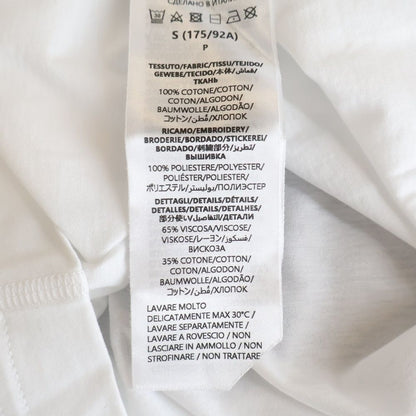 Gucci Embroidery Logo Short Sleeve T-Shirt White — view 7