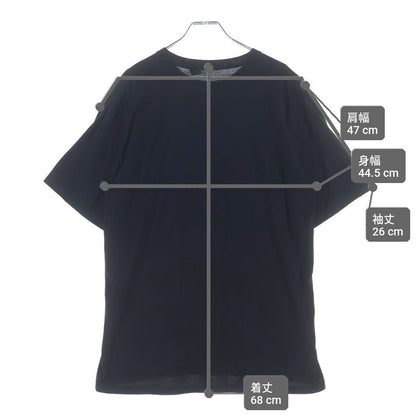 Celine Studs Logo T-Shirt Crew Neck Short Sleeve Black — view 9