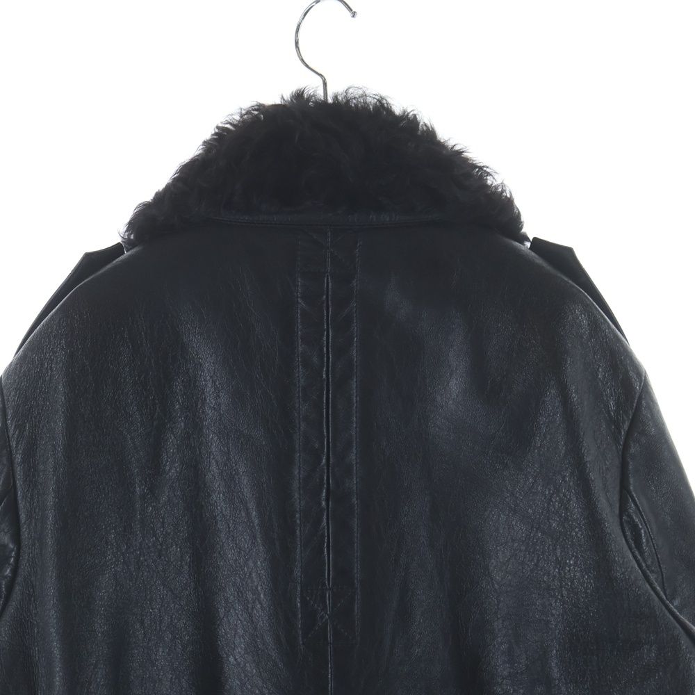 Saint Laurent Paris Lamb Leather Jacket Lambskin Black — view 4