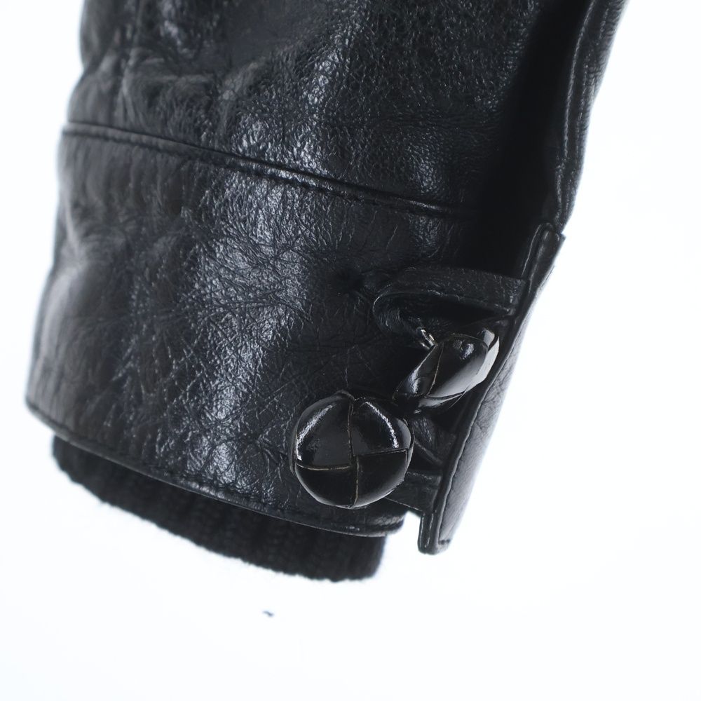 Saint Laurent Paris Lamb Leather Jacket Lambskin Black — view 5