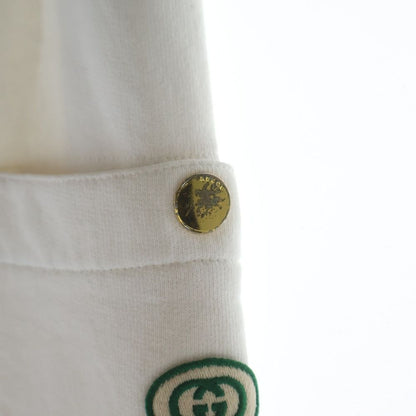 Gucci Sherry Line Logo Patch Jogger Sweatshirt Pants White — view 5
