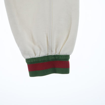 Gucci Sherry Line Logo Patch Jogger Sweatshirt Pants White — view 7