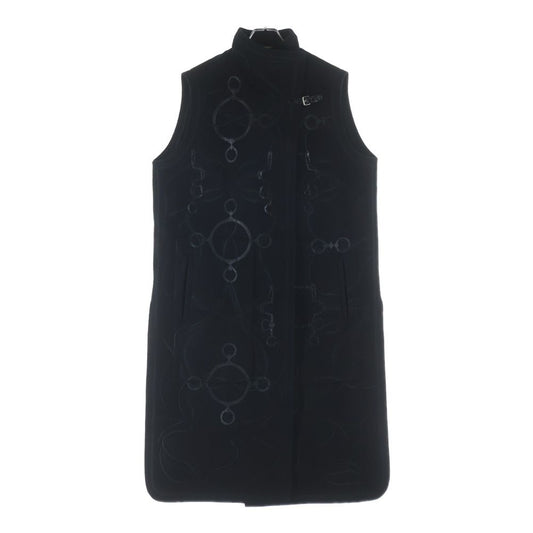 Hermes Embroidery Vest Black