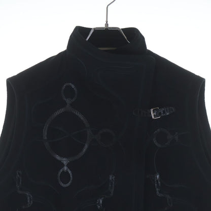 Hermes Embroidery Vest Black — view 3