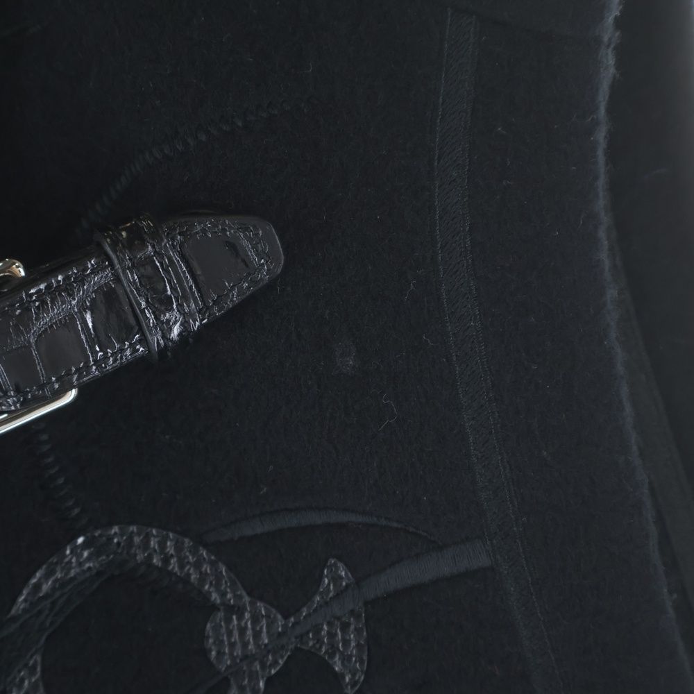 Hermes Embroidery Vest Black — view 5
