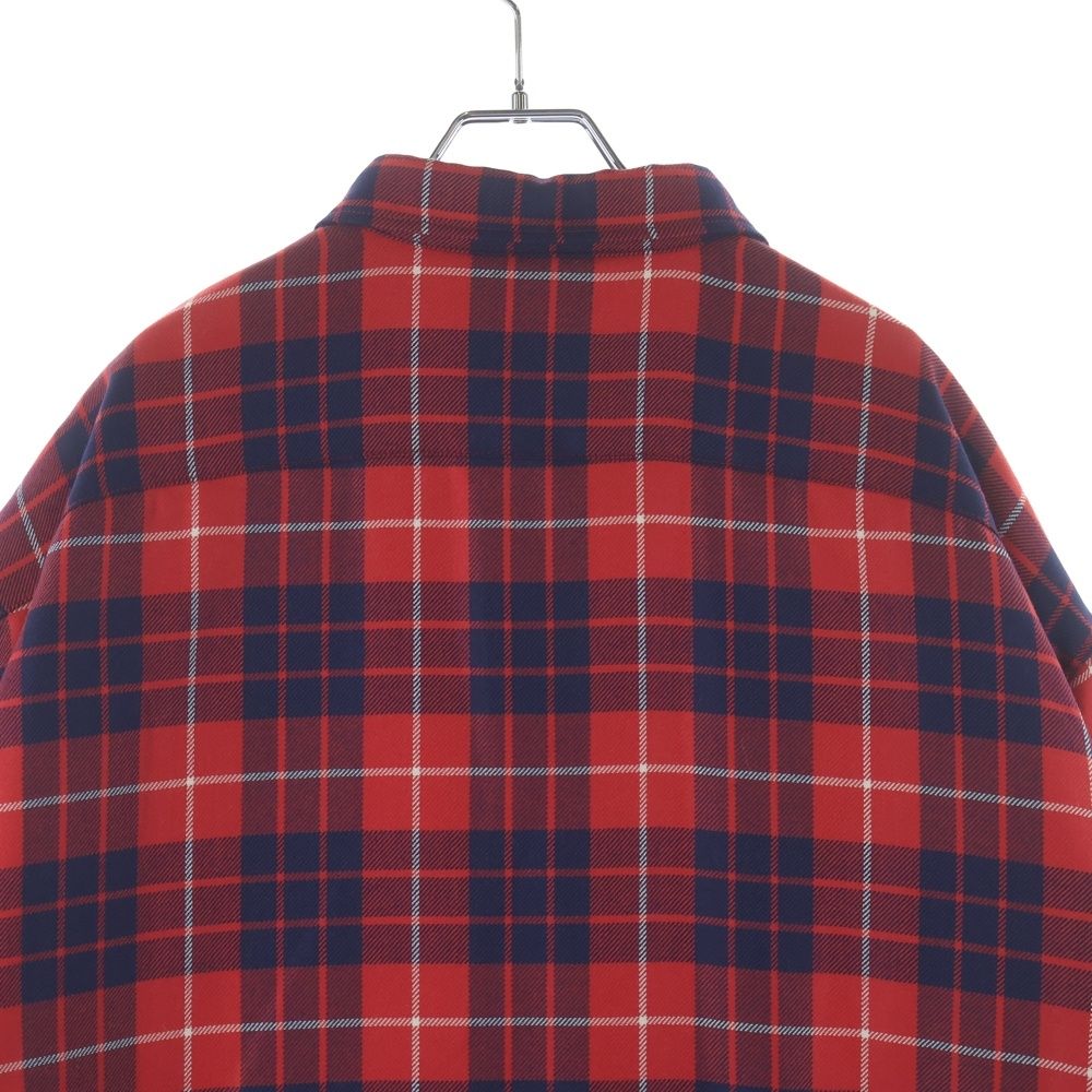 Prada Wool Blend Shirt Jacket Red — view 4