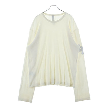 Chrome Hearts Not Thermal Cross Patch L S Long Sleeve T-Shirt White
