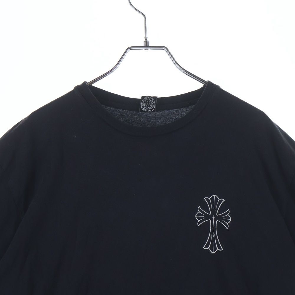 Chrome Hearts Vintage CH Cross Tee Back CH Print Short Sleeve T-Shirt Black — view 3