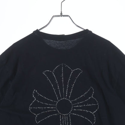 Chrome Hearts Vintage CH Cross Tee Back CH Print Short Sleeve T-Shirt Black — view 4