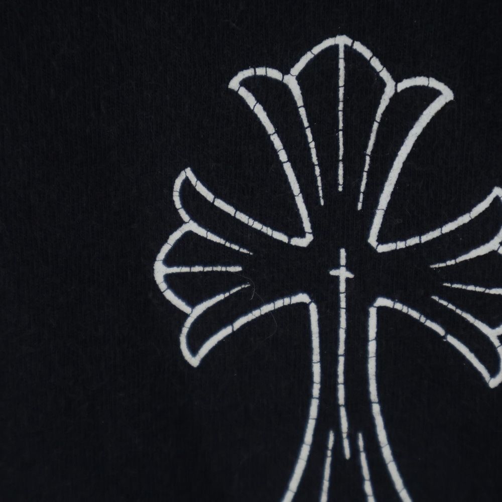 Chrome Hearts Vintage CH Cross Tee Back CH Print Short Sleeve T-Shirt Black — view 5