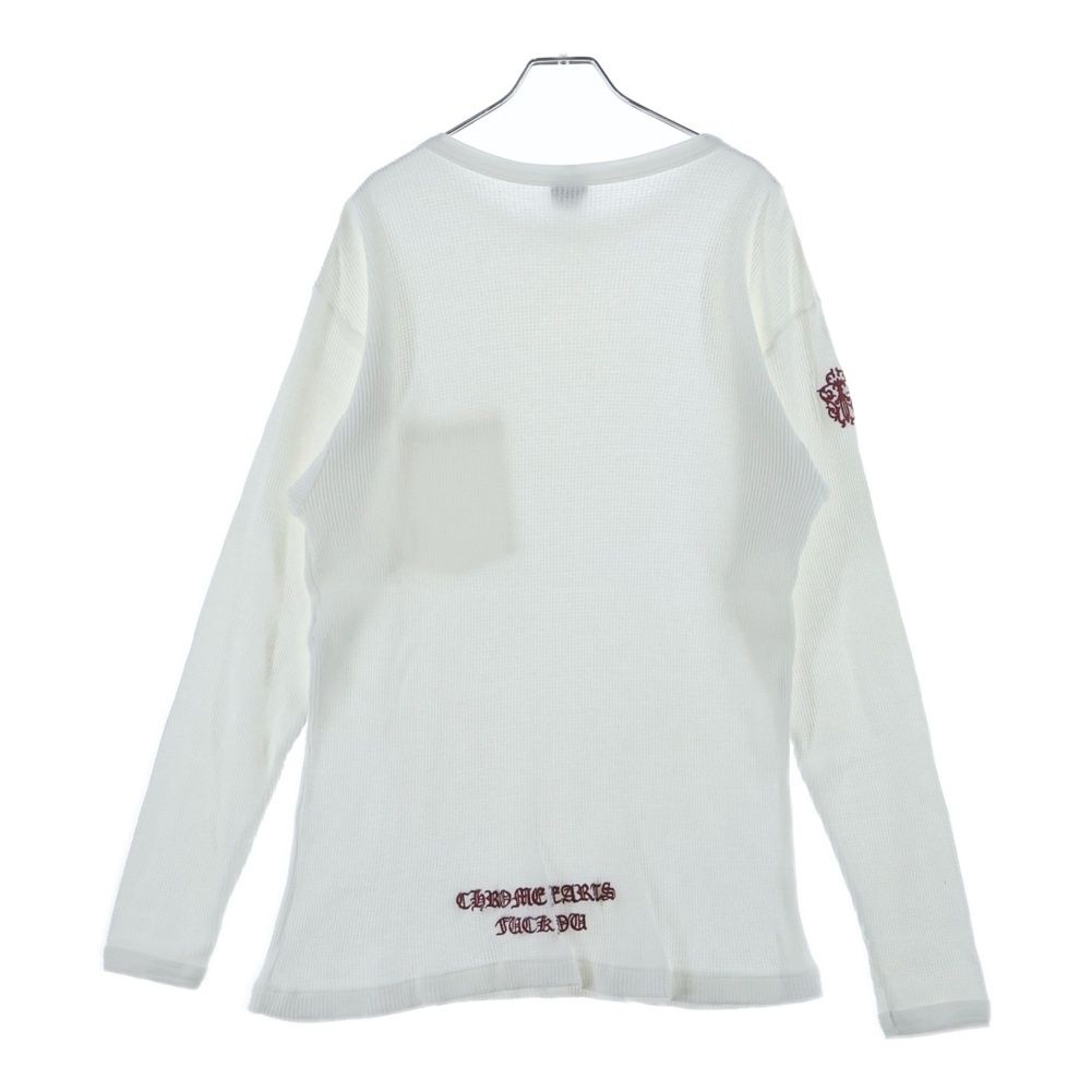 Chrome Hearts Vintage Vine Daga Embroidery Summer Long Sleeve T-Shirt White